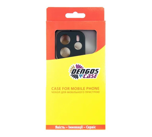 Чохол до мобільного телефона Dengos Kit Xiaomi Redmi Note 14 5G Matte + 2 pcs glass (Black) (DG-CTG2P-01)