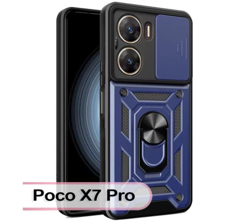 Чохол до мобільного телефона BeCover Military Poco X7 Pro Blue (713464)