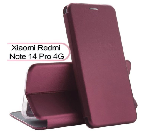 Чохол до мобільного телефона BeCover Exclusive Xiaomi Redmi Note 14 Pro 4G Red Wine (713525)