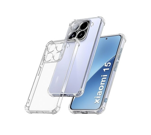 Чохол до мобільного телефона BeCover Anti-Shock Xiaomi 15 5G Clear (713501)