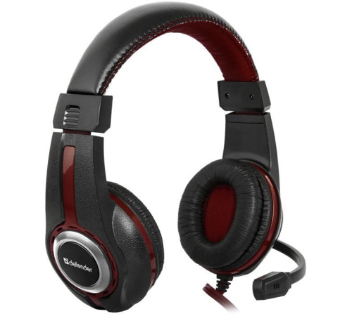 Навушники Defender Warhead G-185 Black-Red (64106)