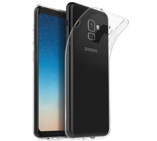 Чехол для мобильного телефона для SAMSUNG Galaxy A8 Plus 2018 Clear tpu (Transperent) Laudtec (LC-A73018BP)