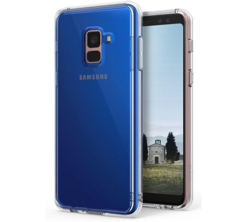 Чехол для мобильного телефона для SAMSUNG Galaxy A8 Plus 2018 Clear tpu (Transperent) Laudtec (LC-A73018BP)