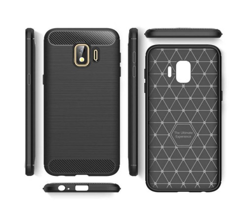 Чехол для мобильного телефона Laudtec для Samsung Galaxy J2 Core Carbon Fiber (Black) (LT-J2C)