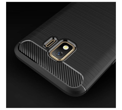 Чехол для мобильного телефона Laudtec для Samsung Galaxy J2 Core Carbon Fiber (Black) (LT-J2C)