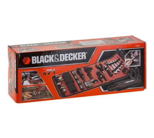 Набір інструментів Black&Decker автомобільний 71 предм. (A7144)