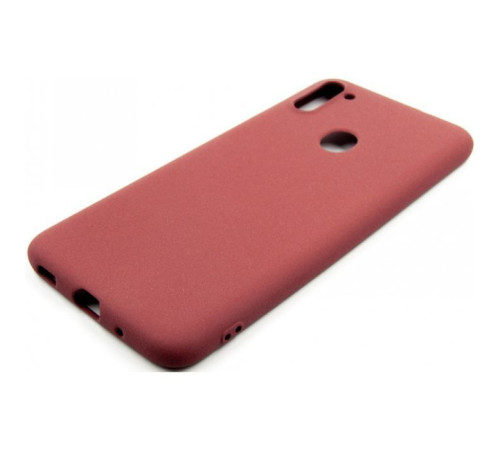 Чохол до мобільного телефона Dengos Carbon Samsung Galaxy M11, red (DG-TPU-CRBN-69) (DG-TPU-CRBN-69)