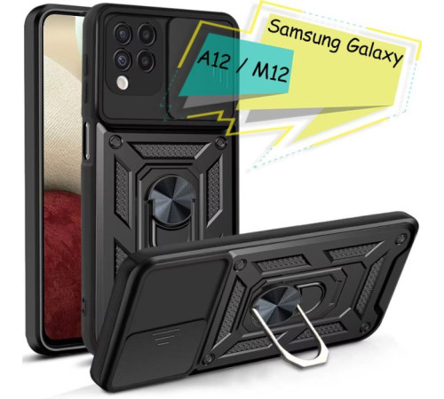 Чохол до мобільного телефона BeCover Military Samsung Galaxy A12 SM-A125 / M12 SM-M125 Black (705640)