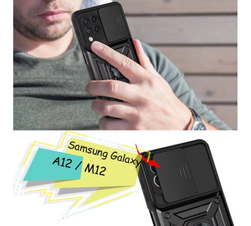 Чохол до мобільного телефона BeCover Military Samsung Galaxy A12 SM-A125 / M12 SM-M125 Black (705640)