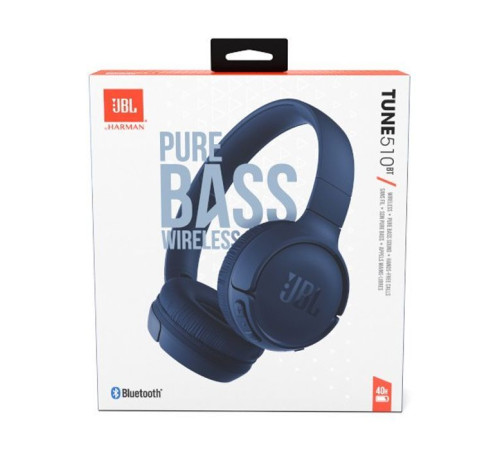 Наушники JBL Tune 510BT Blue (JBLT510BTBLUEU)