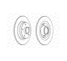 Тормозной диск FERODO DDF1731-1