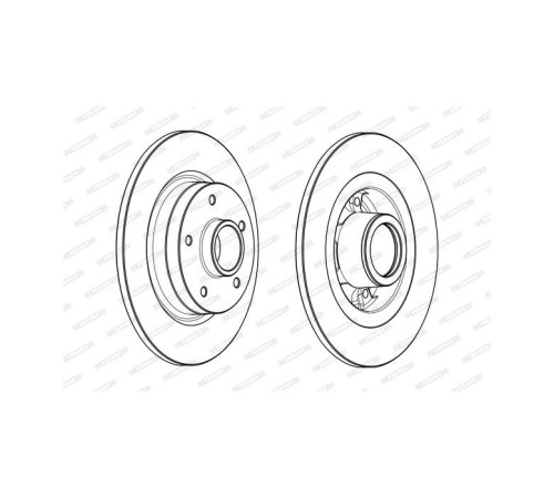 Гальмівний диск FERODO DDF1731-1