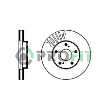 Гальмівний диск Profit 5010-0501