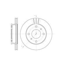 Гальмівний диск REMSA 6113.10