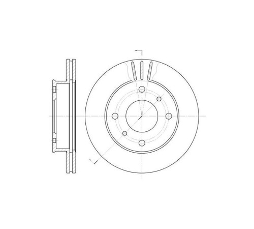 Гальмівний диск REMSA 6113.10
