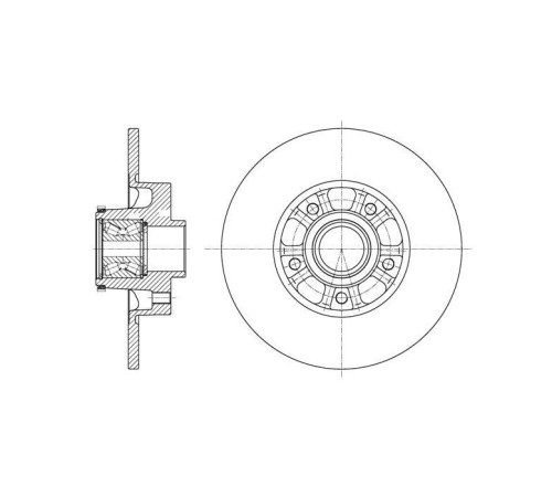 Гальмівний диск REMSA 61626.20