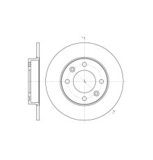 Гальмівний диск REMSA 6630.00