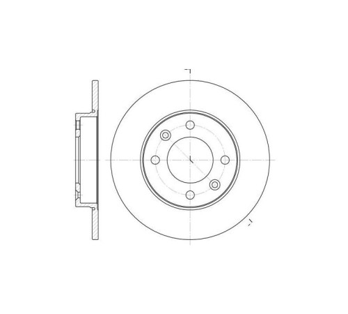 Гальмівний диск REMSA 6630.00