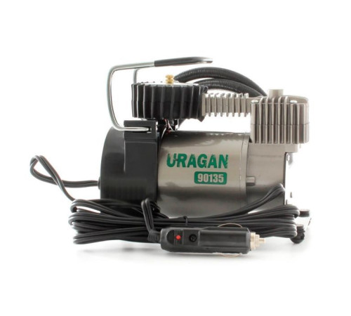 Автомобільний компресор URAGAN з автостопом 37 л/хв (90135)