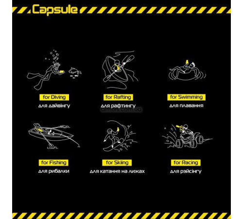 Чохол до мобільного телефона Armorstandart Capsule Waterproof Case Black (ARM59233)