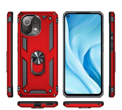 Чохол до мобільного телефона BeCover Military Xiaomi Mi 11 Lite / Mi 11 Lite 5G Red (706644)
