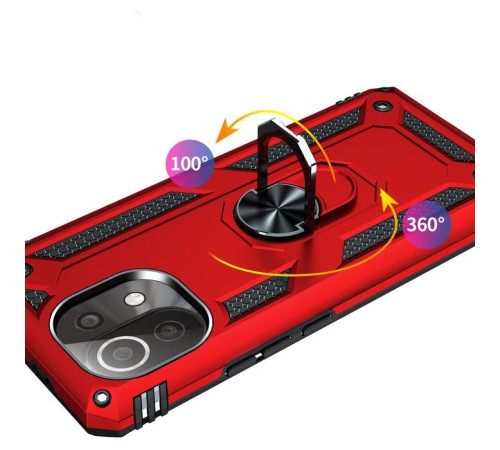 Чохол до мобільного телефона BeCover Military Xiaomi Mi 11 Lite / Mi 11 Lite 5G Red (706644)