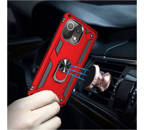 Чохол до мобільного телефона BeCover Military Xiaomi Mi 11 Lite / Mi 11 Lite 5G Red (706644)