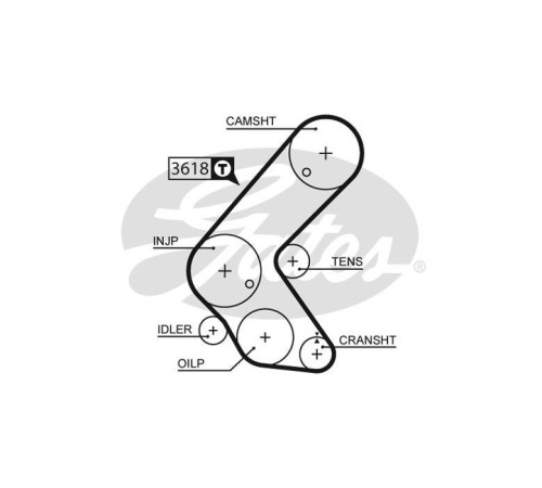 Ремень ГРМ Gates 5563XS