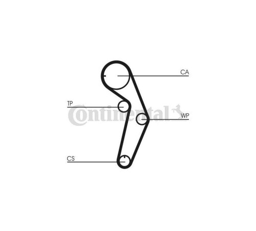 Ремінь ГРМ CONTITECH CT1048