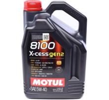 Моторное масло MOTUL 8100 X-cess 5w40 5л (368206)
