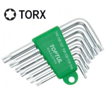 Набор инструментов Toptul ключей TORX Г-обр. T10-T40 7ед. (GAAL0705)