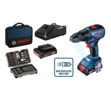 Шуруповерт Bosch GSR 18 V-50, 2*2 Ач, ЗП, кейс (0.601.9H5.004)