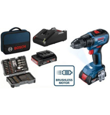 Шуруповерт Bosch GSR 18 V-50, 2*2 Ач, ЗП, кейс (0.601.9H5.004)