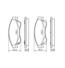 Гальмівні колодки Bosch 0 986 494 433