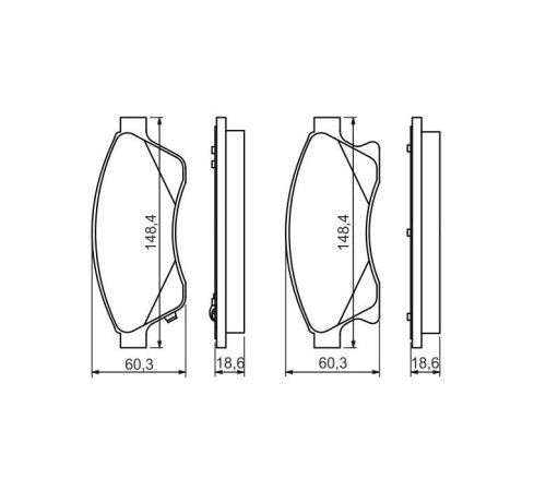 Гальмівні колодки Bosch 0 986 494 433