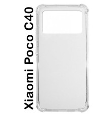 Чохол до мобільного телефона BeCover Anti-Shock Poco C40 Clear (707890)
