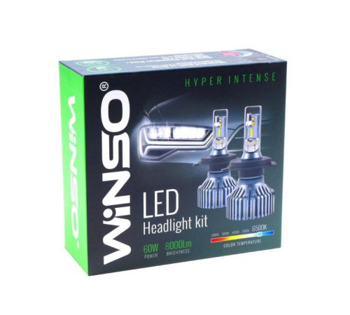 Автолампа WINSO LED H4 12/24V 60Вт 8000Лм. (798400)