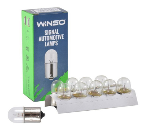 Автолампа WINSO R10W 10W BA15s (725160)