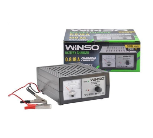 Зарядний пристрій для автомобільного акумулятора WINSO 139400