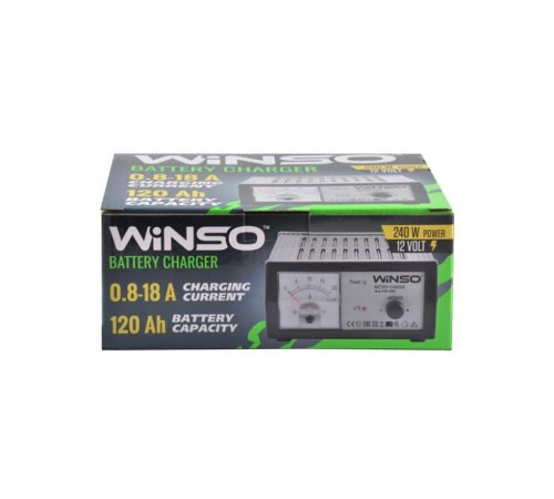 Зарядний пристрій для автомобільного акумулятора WINSO 139400