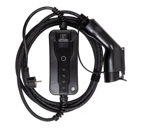 Зарядное устройство для электромобиля HiSmart Type 1 - Schuko (220V), 16A, 3.6кВт, 1-фазное, 5м (EV200689)