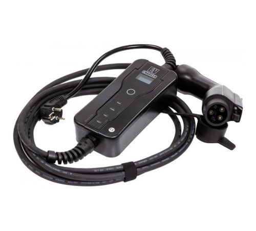 Зарядное устройство для электромобиля HiSmart Type 1 - Schuko (220V), 16A, 3.6кВт, 1-фазное, 5м (EV200689)