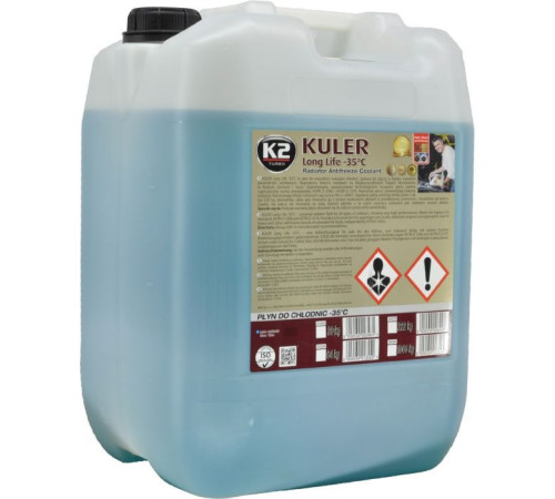 Антифриз K2 KULER -35C 20кг BLUE (W406N)