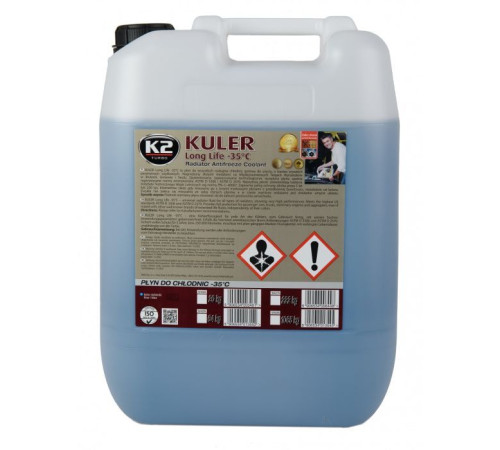Антифриз K2 KULER -35C 20кг BLUE (W406N)