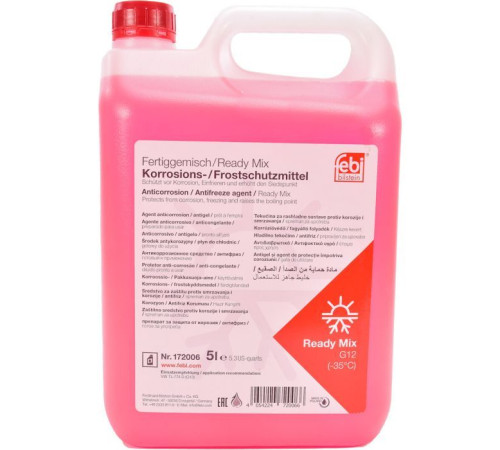 Антифриз Febi G12 5л red (22272FE)
