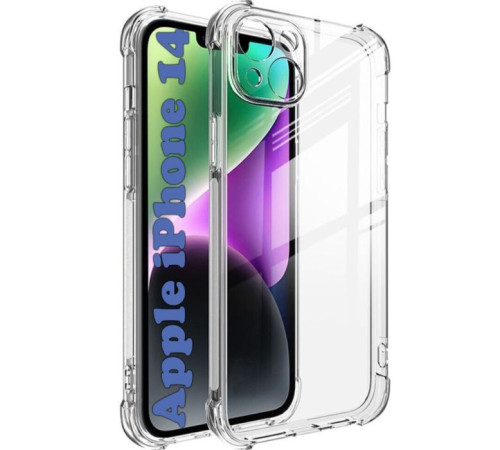 Чохол до мобільного телефона BeCover Anti-Shock Apple iPhone 14 Clear (708241)