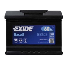 Акумулятор автомобільний EXIDE EXCELL 60Ah Н Ев (-/+) (540EN) (EB602)