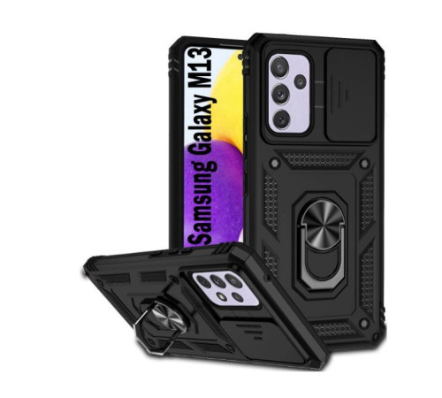 Чохол до мобільного телефона BeCover Military Samsung Galaxy M13 SM-M135 Black (708207)