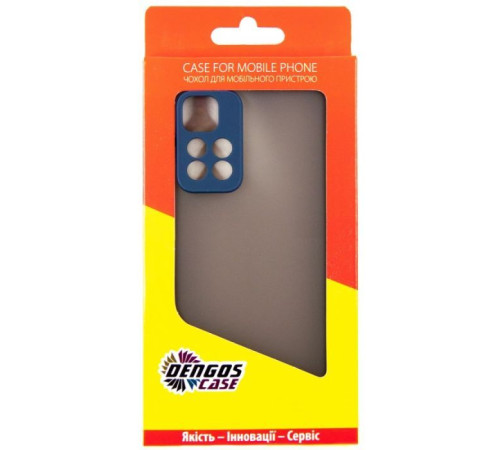 Чохол до мобільного телефона Dengos Matte Xiaomi Redmi Note 11 Pro 5G (blue) (DG-TPU-MATT-115)