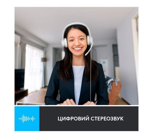 Наушники Logitech H390 USB White (981-001286)